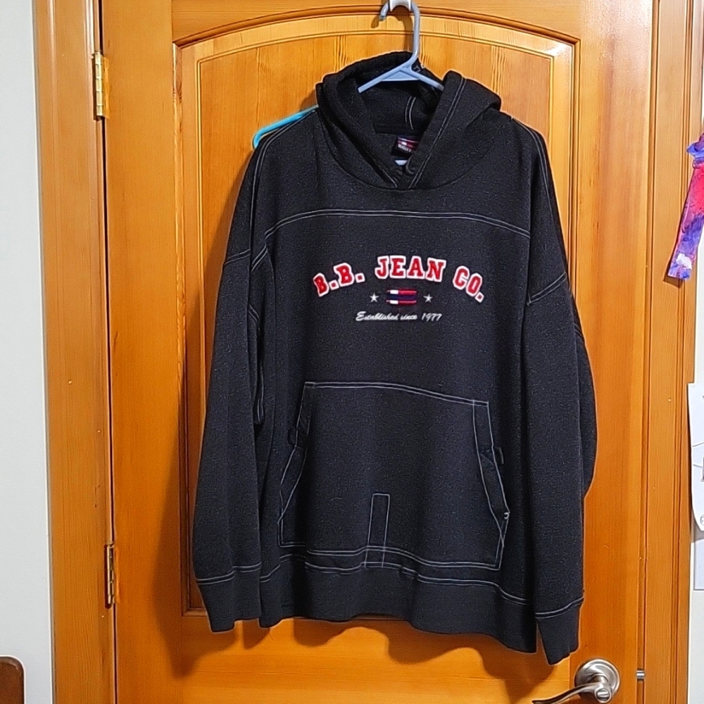Vintage Bugle Boy Hoodie Mens 3XL